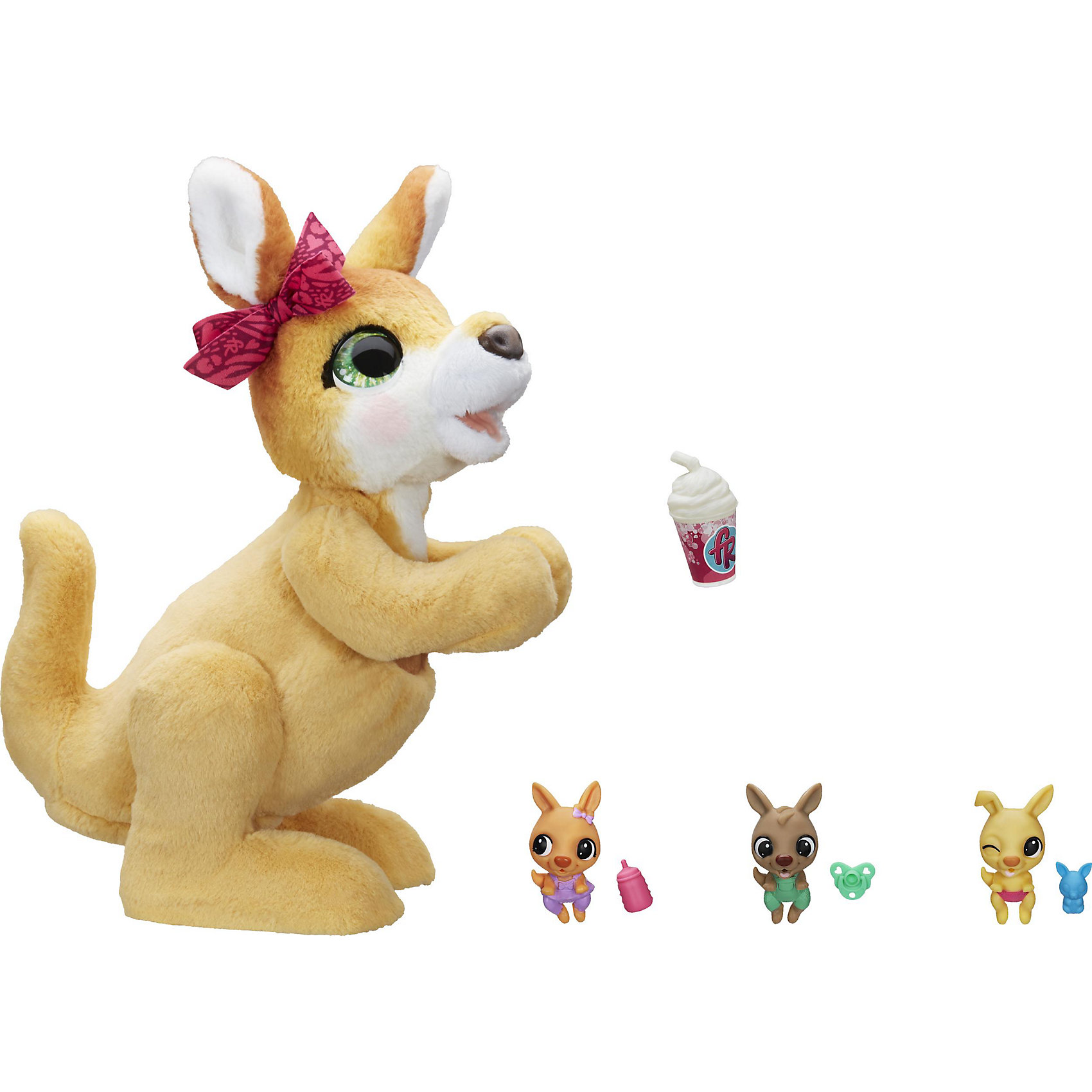 фото Интерактивная игрушка furreal friends кенгуру джози и ее малыши hasbro
