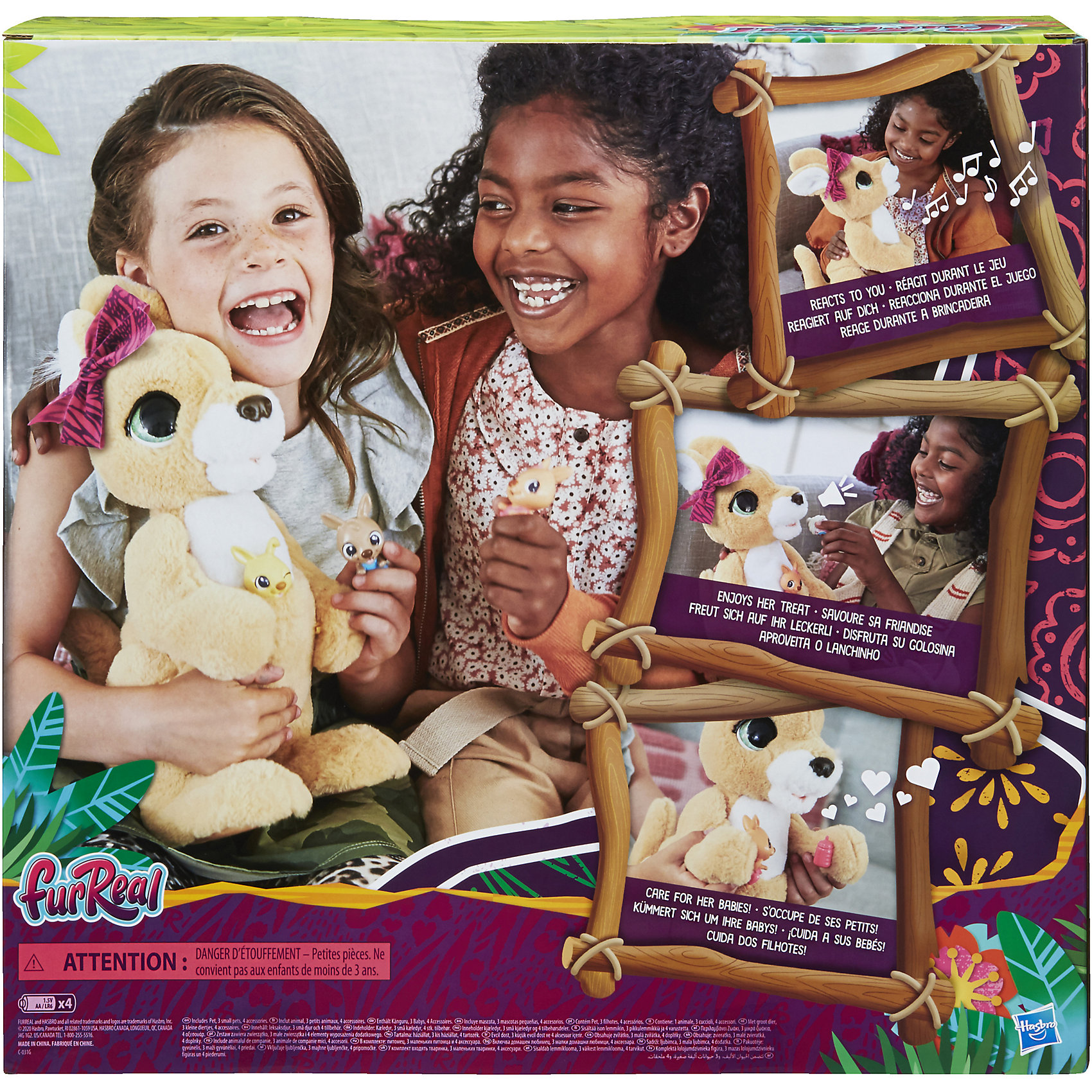 фото Интерактивная игрушка furreal friends кенгуру джози и ее малыши hasbro
