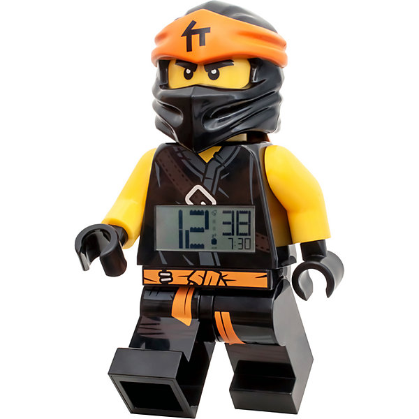 

Будильник LEGO Ninjago "Минифигура Коул", свет/звук, Черный, Будильник LEGO Ninjago "Минифигура Коул", свет/звук