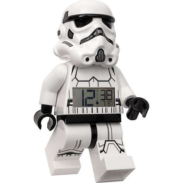 

Будильник LEGO Star Wars "Минифигура Штормтрупер", свет/звук, Белый, Будильник LEGO Star Wars "Минифигура Штормтрупер", свет/звук