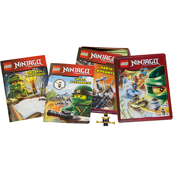 фото Набор книг lego ninjago, с игрушкой