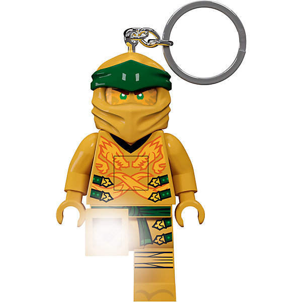 

Брелок-фонарик LEGO Ninjago Gold Ninja, свет, Желтый, Брелок-фонарик LEGO Ninjago Gold Ninja, свет