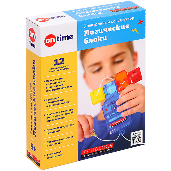 

Электронный конструктор On Time ЛОГИ-БЛОКИ, 12 проектов, Разноцветный, Электронный конструктор On Time ЛОГИ-БЛОКИ, 12 проектов
