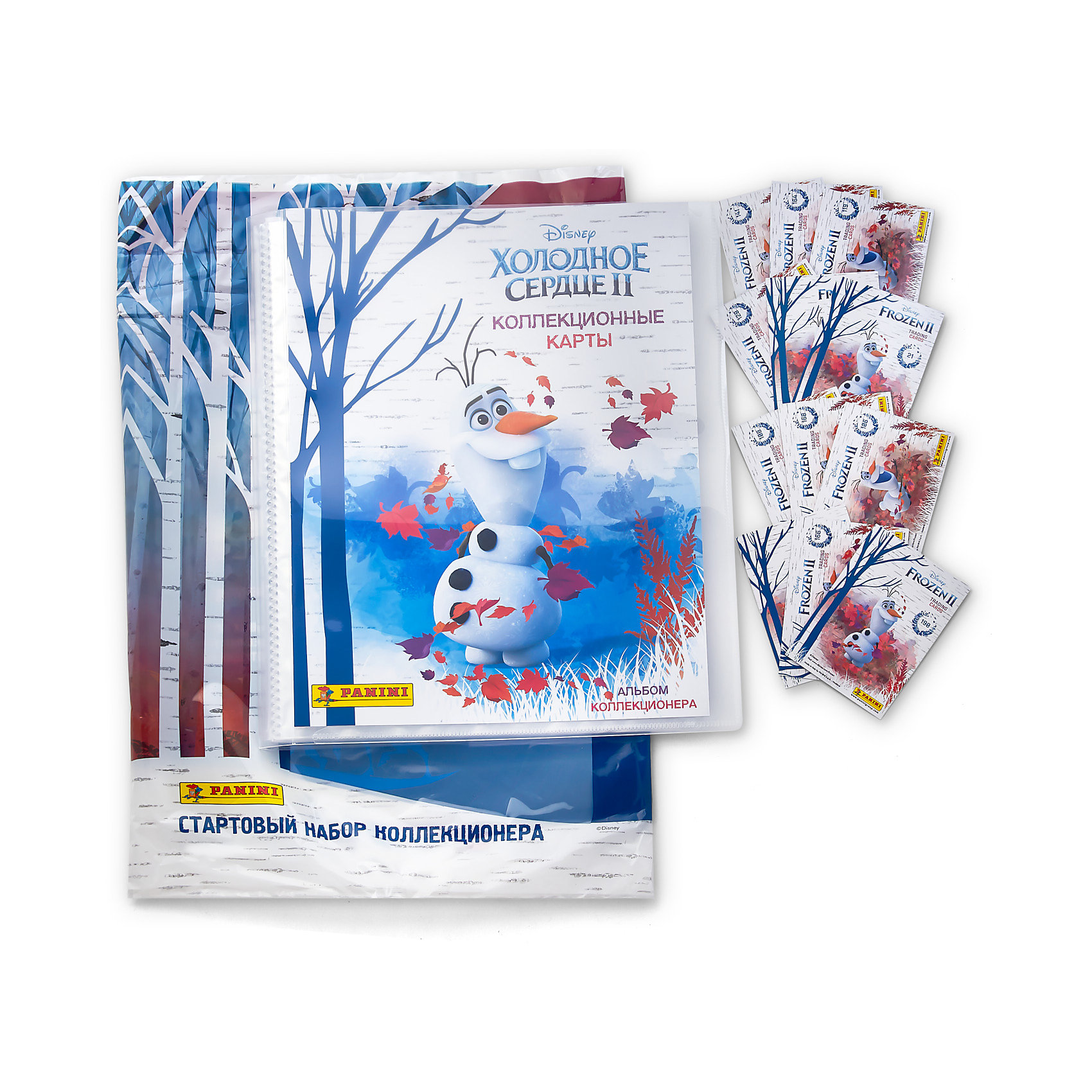 фото Папка с карточками panini холодное сердце 2, 2 пакетика