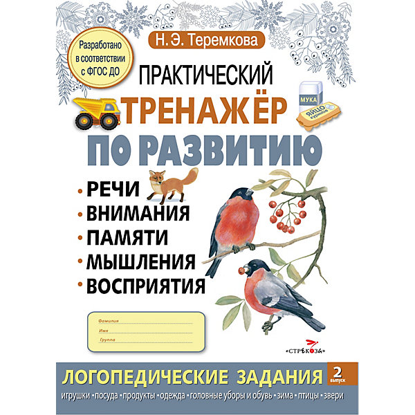 фото Практический тренажер по развитию, 2 выпуск стрекоза