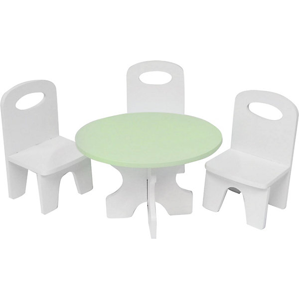 Набор мебели для кукол "Классика" Стол и стулья Paremo 14895414