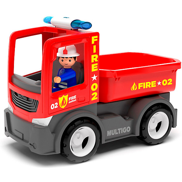 Машинка Пожарный грузовик с водителем, 22 см EFKO 14895426