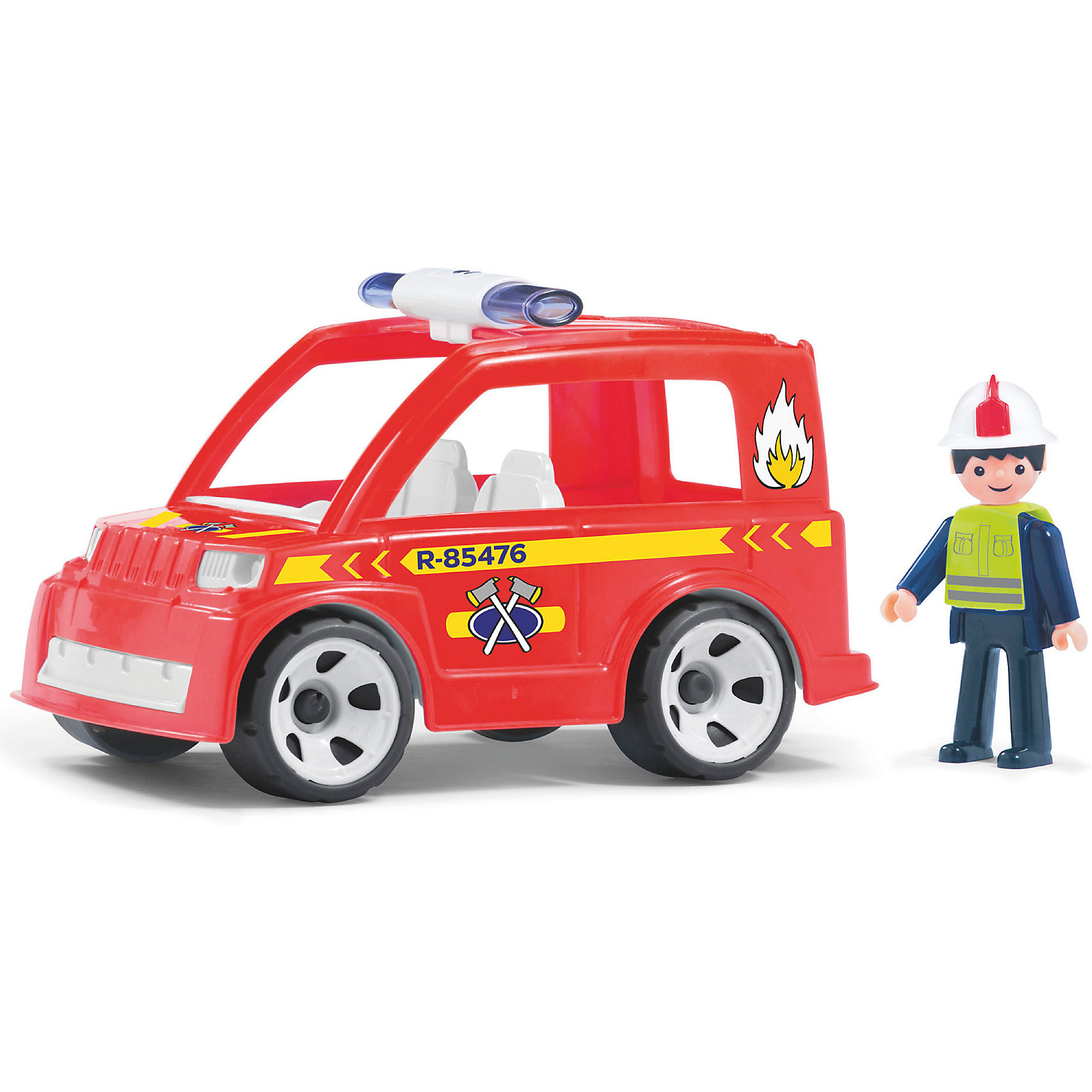 Машинка Пожарный автомобиль с водителем, 17 см EFKO 14895540