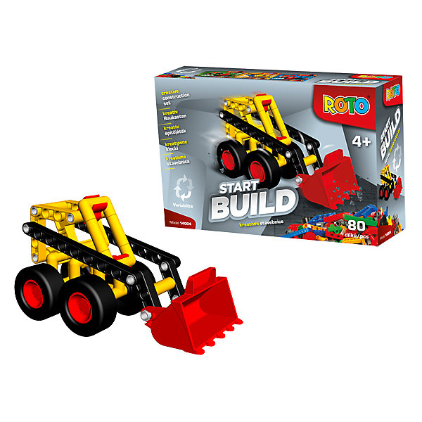 

Конструктор Efko RОТО Бульдозер, 80 деталей, Разноцветный, Конструктор Efko RОТО Бульдозер, 80 деталей