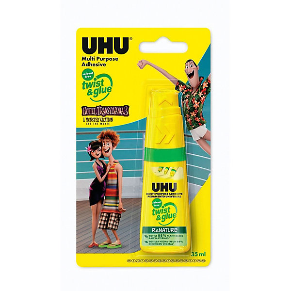 

Клей универсальный UHU Twist & glue "Монстры на каникулах 3", 35 мл, Разноцветный, Клей универсальный UHU Twist & glue "Монстры на каникулах 3", 35 мл