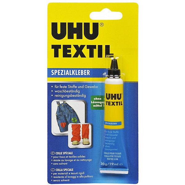 

Клей для ткани UHU "Текстиль", 19 мл, Разноцветный, Клей для ткани UHU "Текстиль", 19 мл