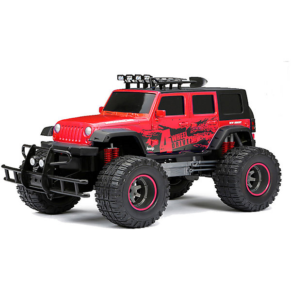 

Радиоуправляемая машинка New Brightt Door Jeep 1:12 красный