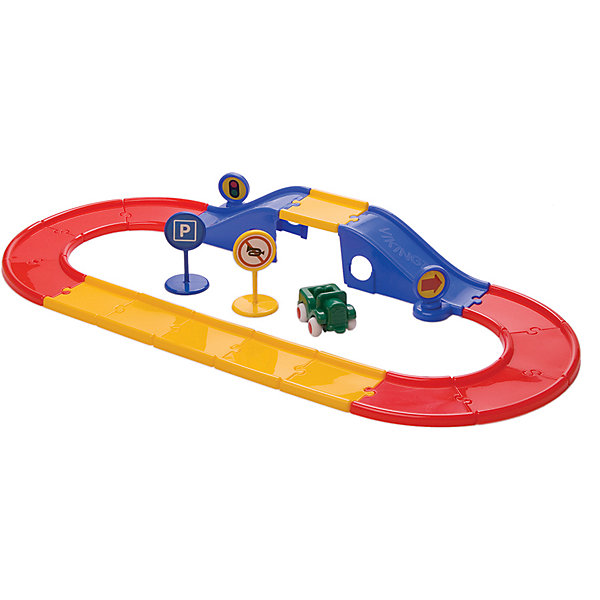

Набор Viking Toys City Дорога с мостом, 19 элементов