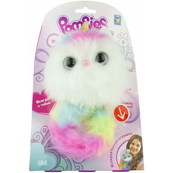 

Интерактивный игрушка 1Toy Pomsies Luna, Белый, Интерактивный игрушка 1Toy Pomsies Luna