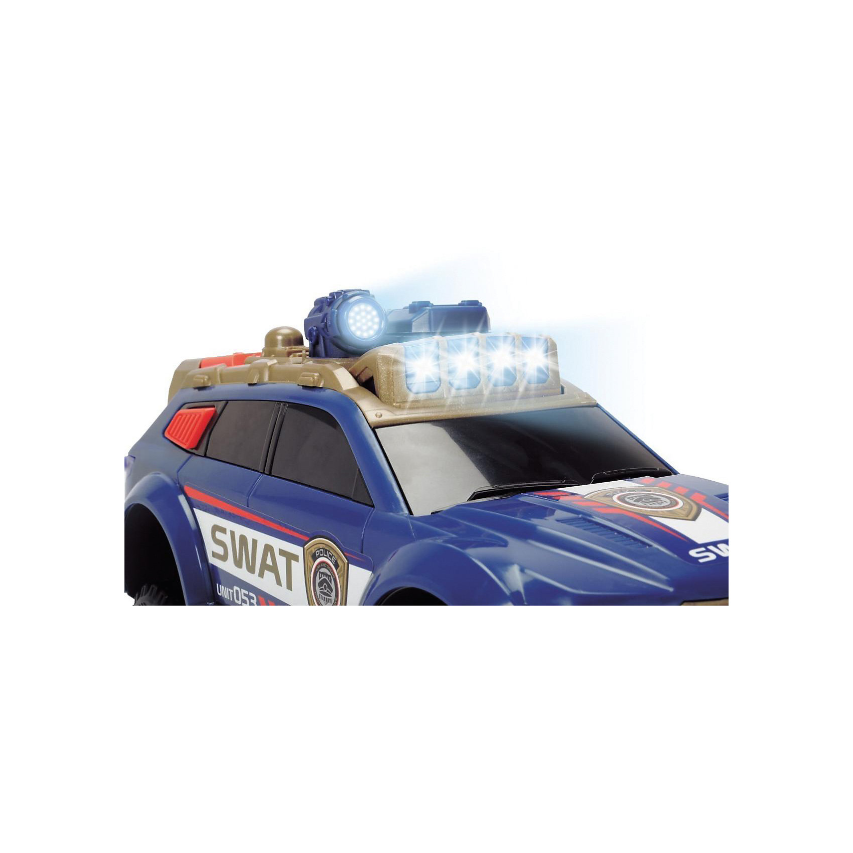 фото Машинка dickie toys "полицейский внедорожник", 33 см, свет и звук