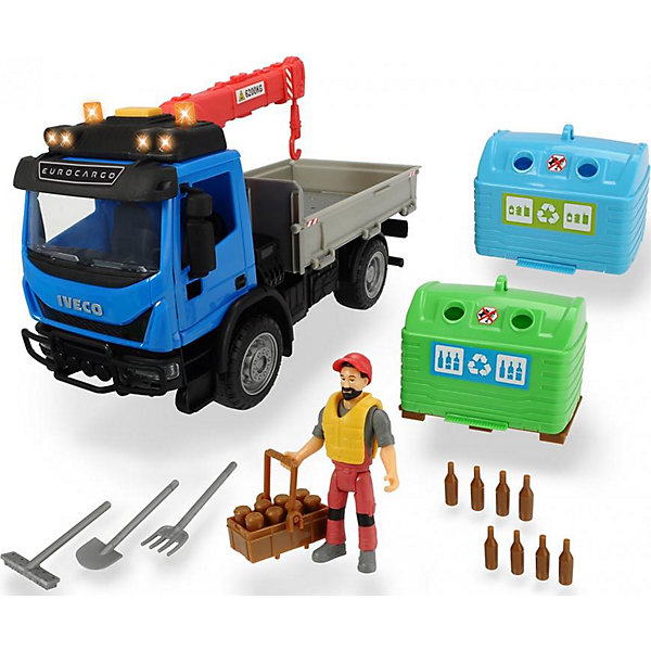 Dickie Toys Игровой набор перевозчика стеклотары Dickie Toys Playlife, 7 аксессуаров игровой набор dickie toys playlife набор туриста