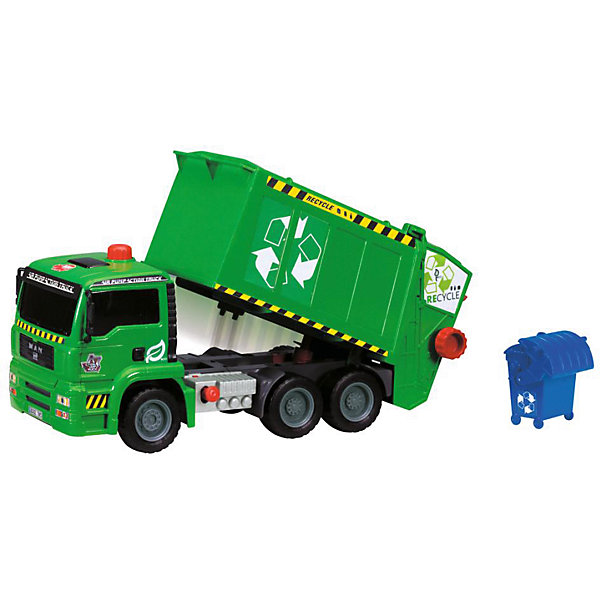 

Мусоровоз с контейнером Dickie Toys AirPump, 31 см, Зеленый, Мусоровоз с контейнером Dickie Toys AirPump, 31 см