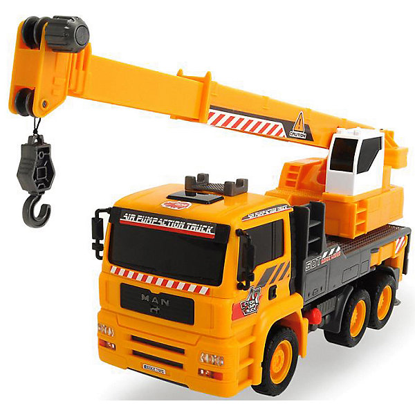 

Машина с краном Dickie Toys AirPump, 31 см, Оранжевый, Машина с краном Dickie Toys AirPump, 31 см