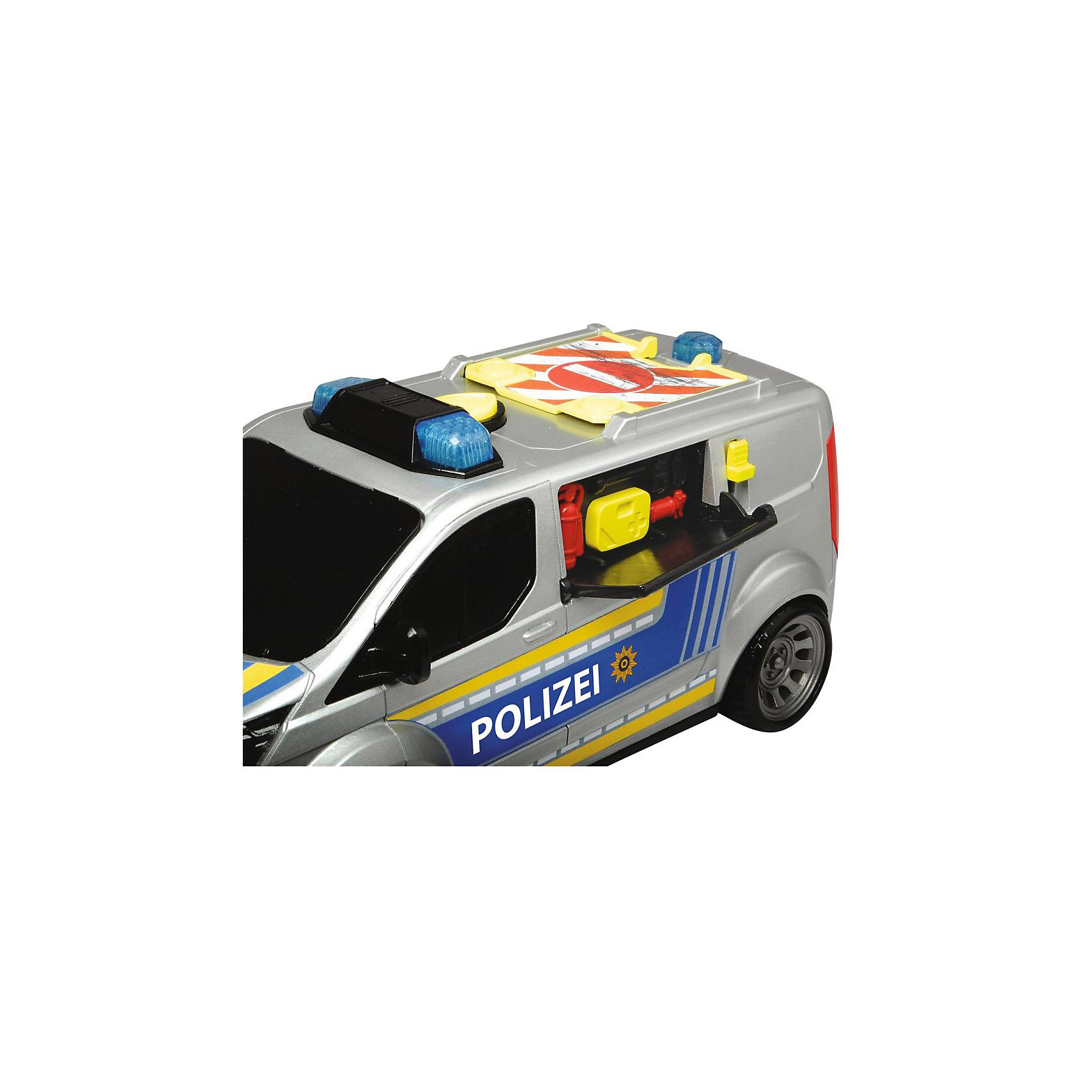 фото Машинка dickie toys "полицеский минивэн ford transit", 28 см, свет и звук