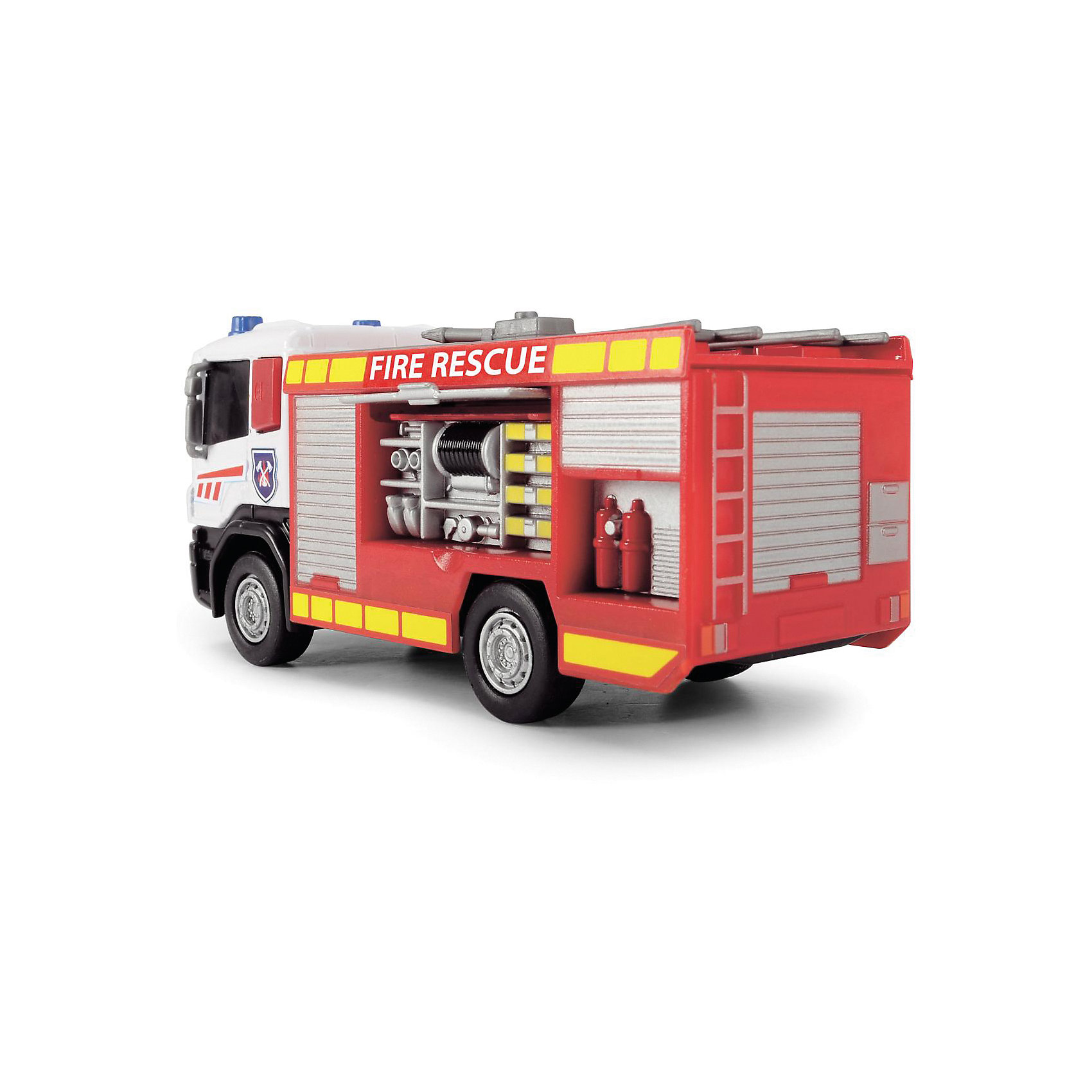 Пожарная машинка Scania Die-cast ,17 см, свет и звук Dickie Toys 14935140