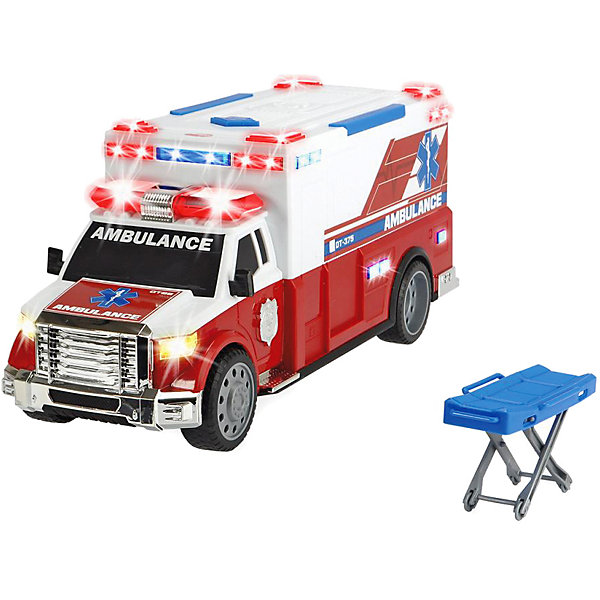

Машинка скорой помощи Dickie Toys, моторизированная, 33 см, Красный, Машинка скорой помощи Dickie Toys, моторизированная, 33 см