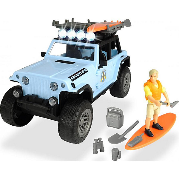 фото Игровой набор серфера dickie toys jeepster commando playlife, 22 см