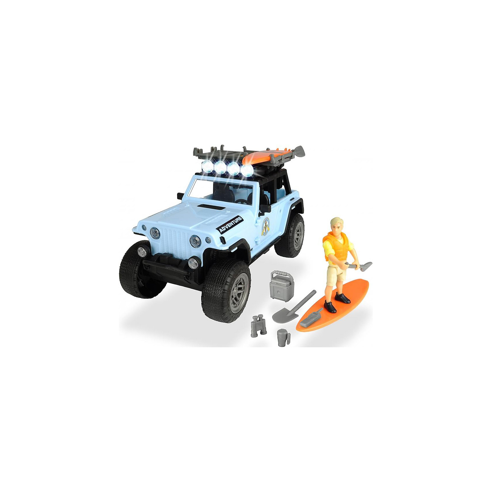 фото Игровой набор серфера dickie toys jeepster commando playlife, 22 см