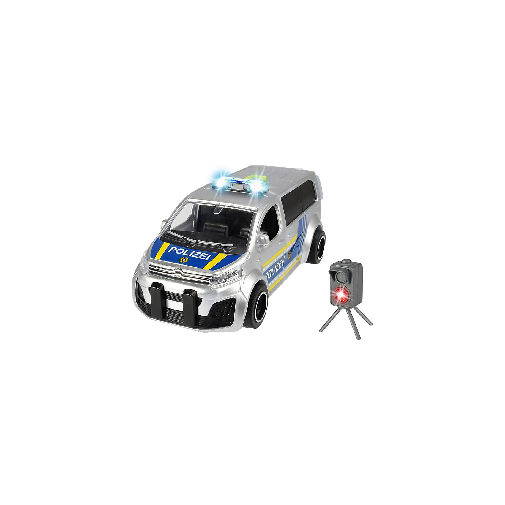фото Машинка dickie toys "полицейский минивэн citroen spacetourer", фрикционный, 15 см
