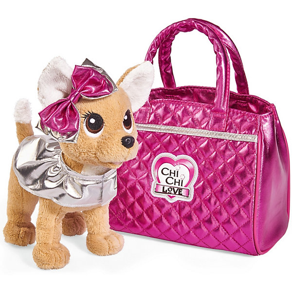 

Плюшевая собачка Simba Chi Chi Love "Гламур", 20 см, Розовый, Плюшевая собачка Simba Chi Chi Love "Гламур", 20 см