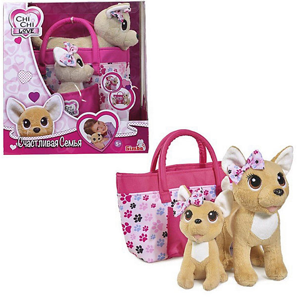 Simba Плюшевые собачки Simba Chi Chi Love Счастливая семья, 20 см, 14 см