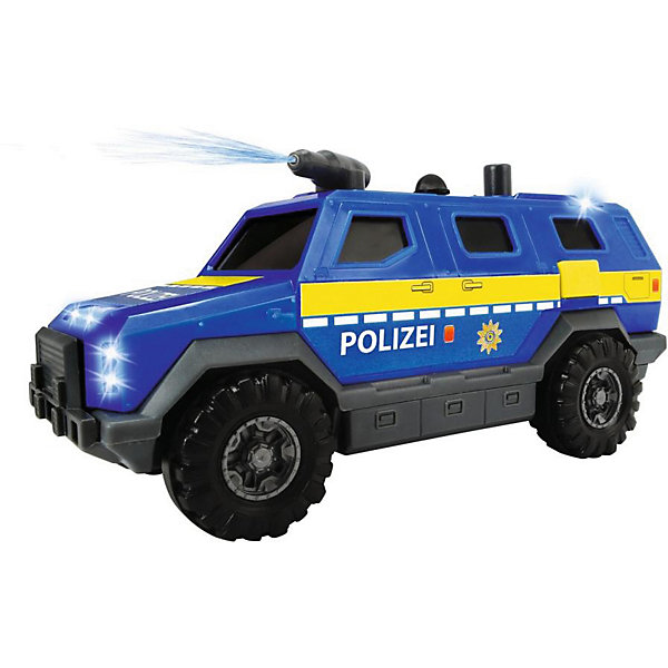 

Машинка Dickie Toys "Полицейский внедорожник", 18 см, водяной насос, Синий, Машинка Dickie Toys "Полицейский внедорожник", 18 см, водяной насос