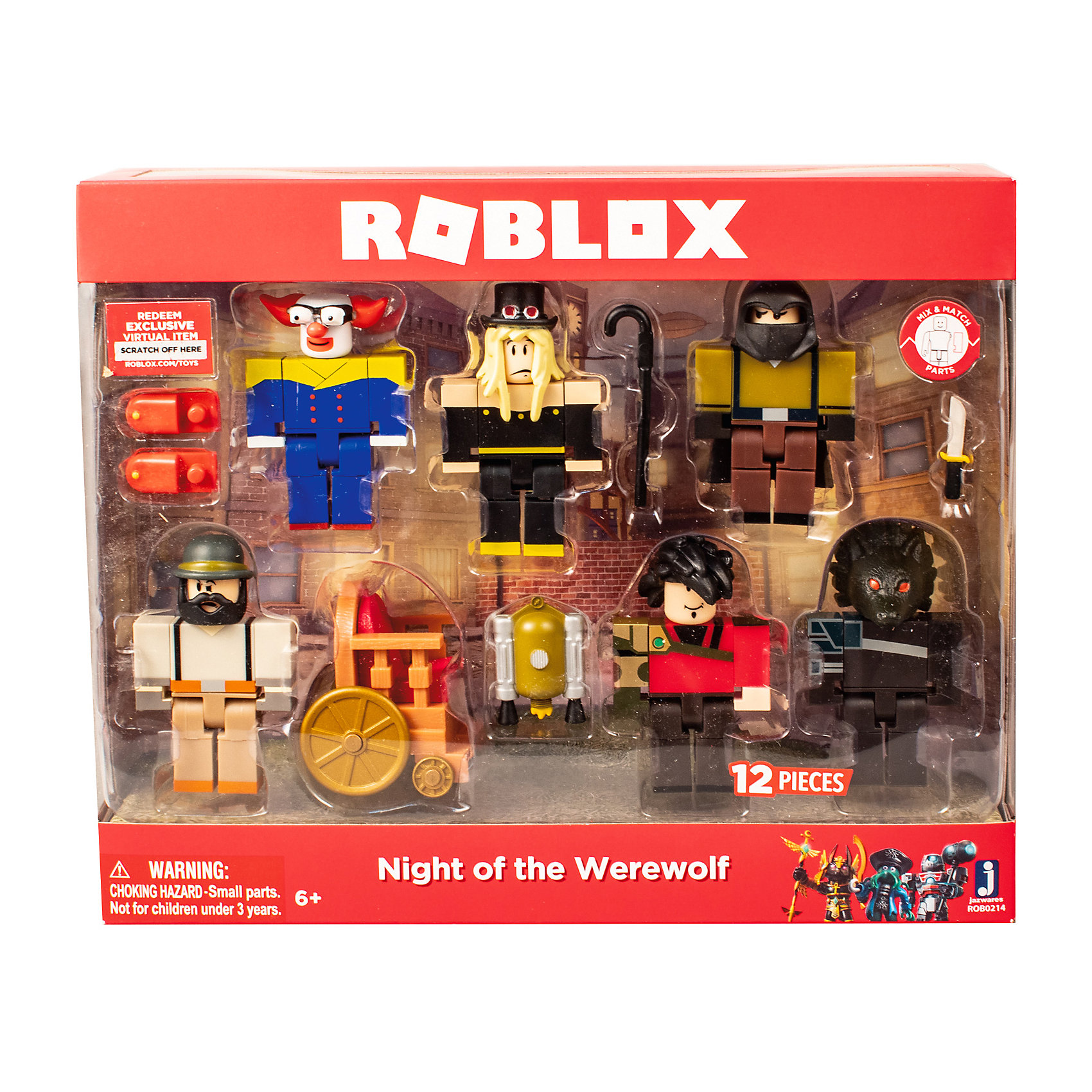 Роблокс ночь. Игровой набор Jazwares Roblox Night of the Werewolf rob0214. Набор Roblox ночь оборотня. Игрушки РОБЛОКС оборотни.