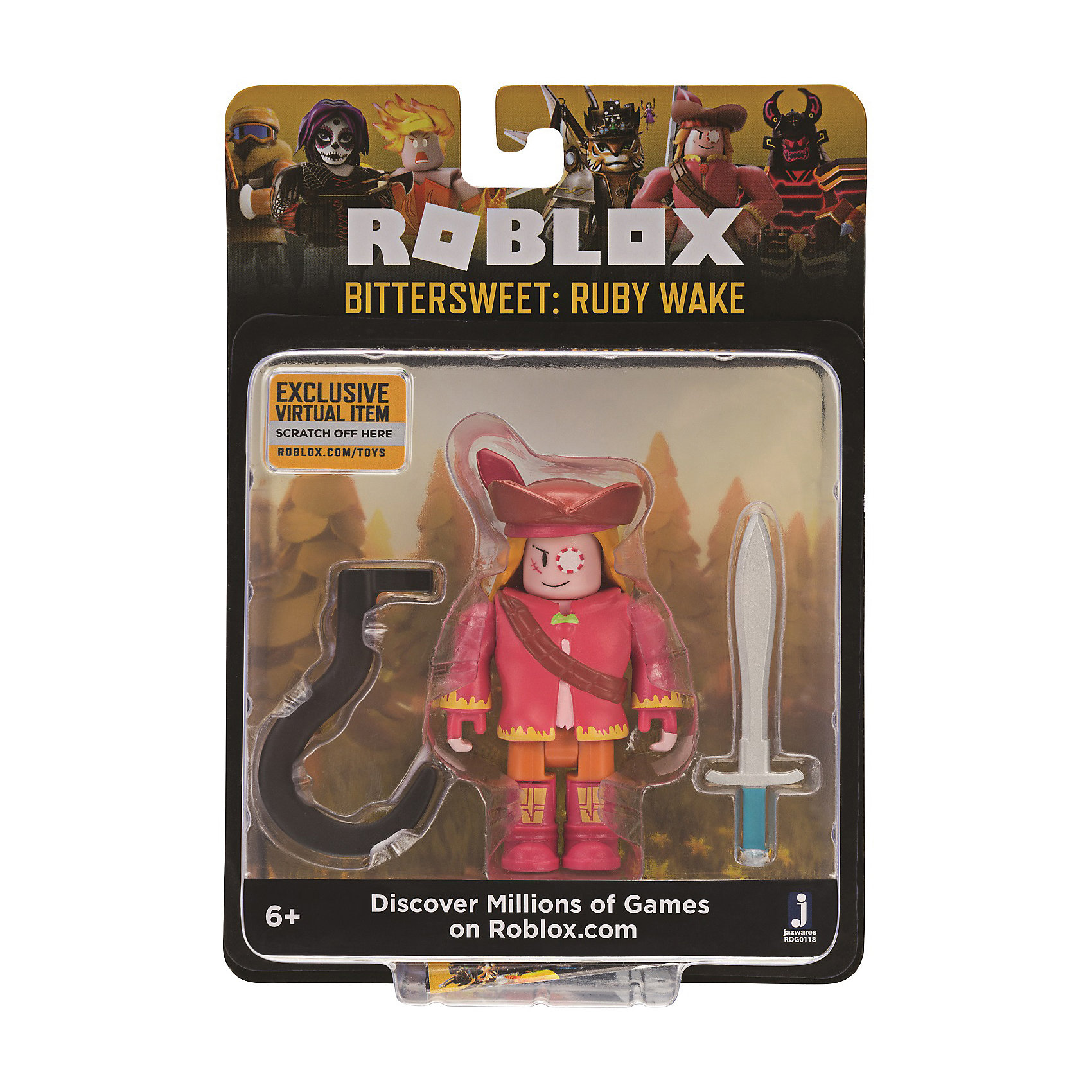 фото Игровая фигурка jazwares roblox биттерсвит: рубиновый след