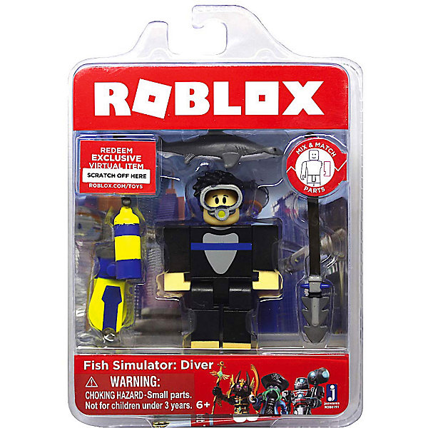 фото Игровая фигурка jazwares roblox симулятор рыбалки: дайвер