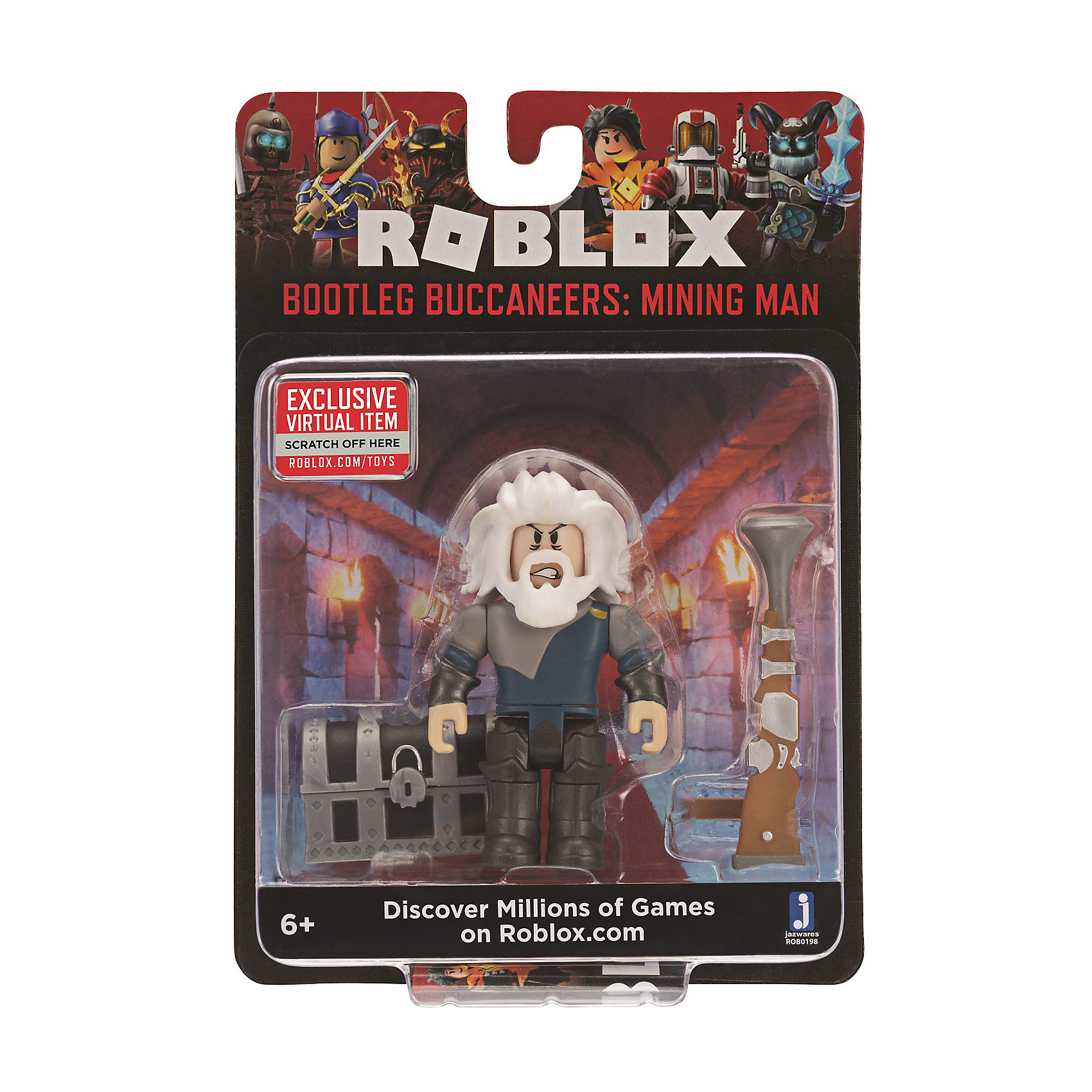 фото Игровая фигурка jazwares roblox бутлег букканерс: горный человек