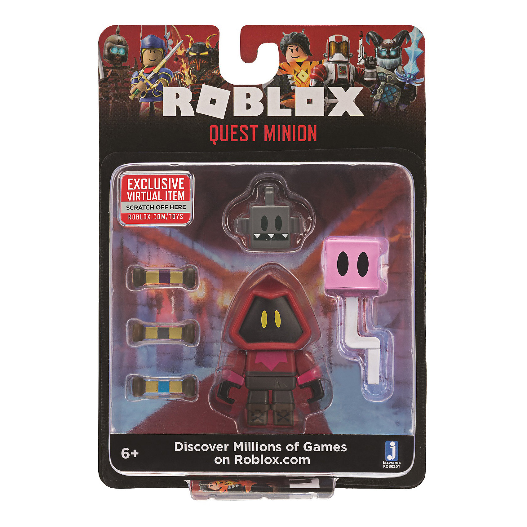 фото Игровая фигурка jazwares roblox мастер подземелий: квест миньон