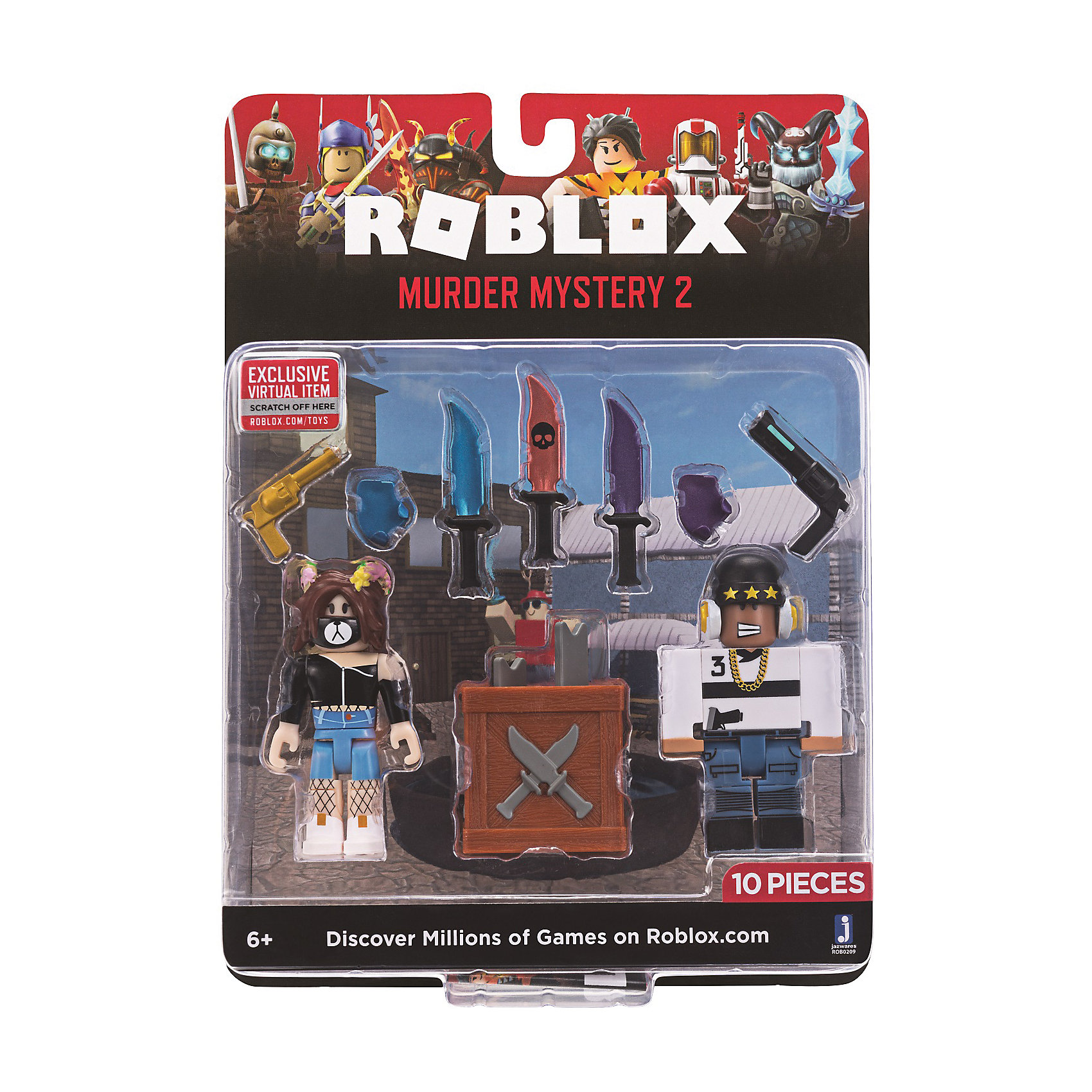 фото Набор фигурок jazwares roblox тайное убийство 2