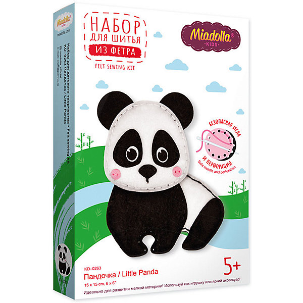 

Набор для изготовления игрушки Miadolla Пандочка 15 см