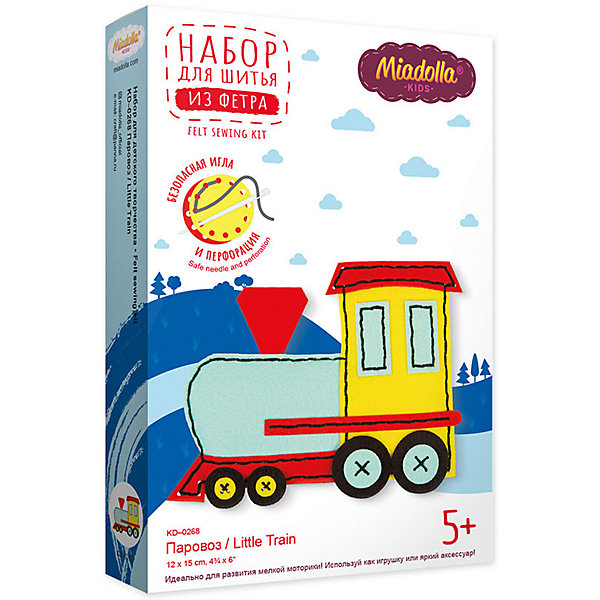

Набор для изготовления игрушки Miadolla Паровоз 12х15 см