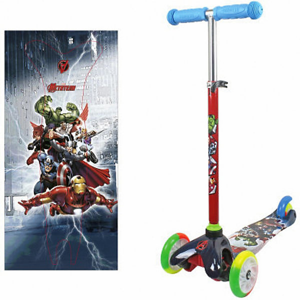 

Самокат 1Toy Marvel Мстители, Разноцветный, Самокат 1Toy Marvel Мстители