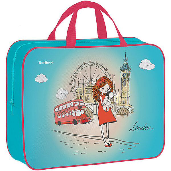 фото Папка-сумка berlingo girl in london, а4