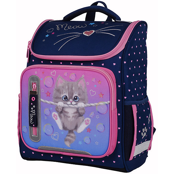 

Ранец Berlingo Classic Meow kitty, Разноцветный, Ранец Berlingo Classic Meow kitty