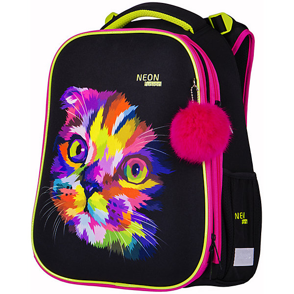 

Ранец Berlingo Expert Neon Cat, Разноцветный, Ранец Berlingo Expert Neon Cat