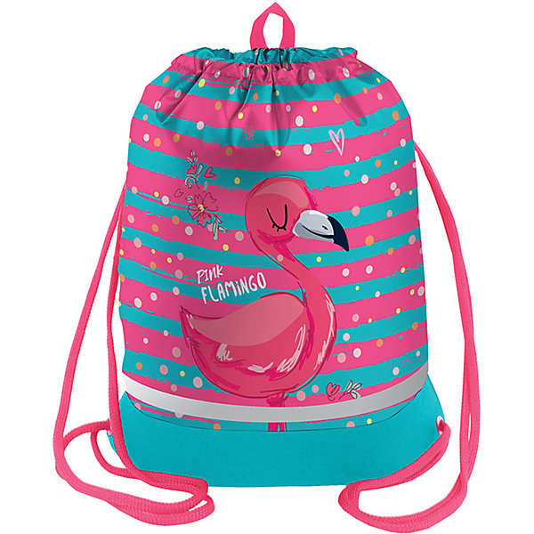 

Мешок для обуви Berlingo Flamingo style, Разноцветный, Мешок для обуви Berlingo Flamingo style