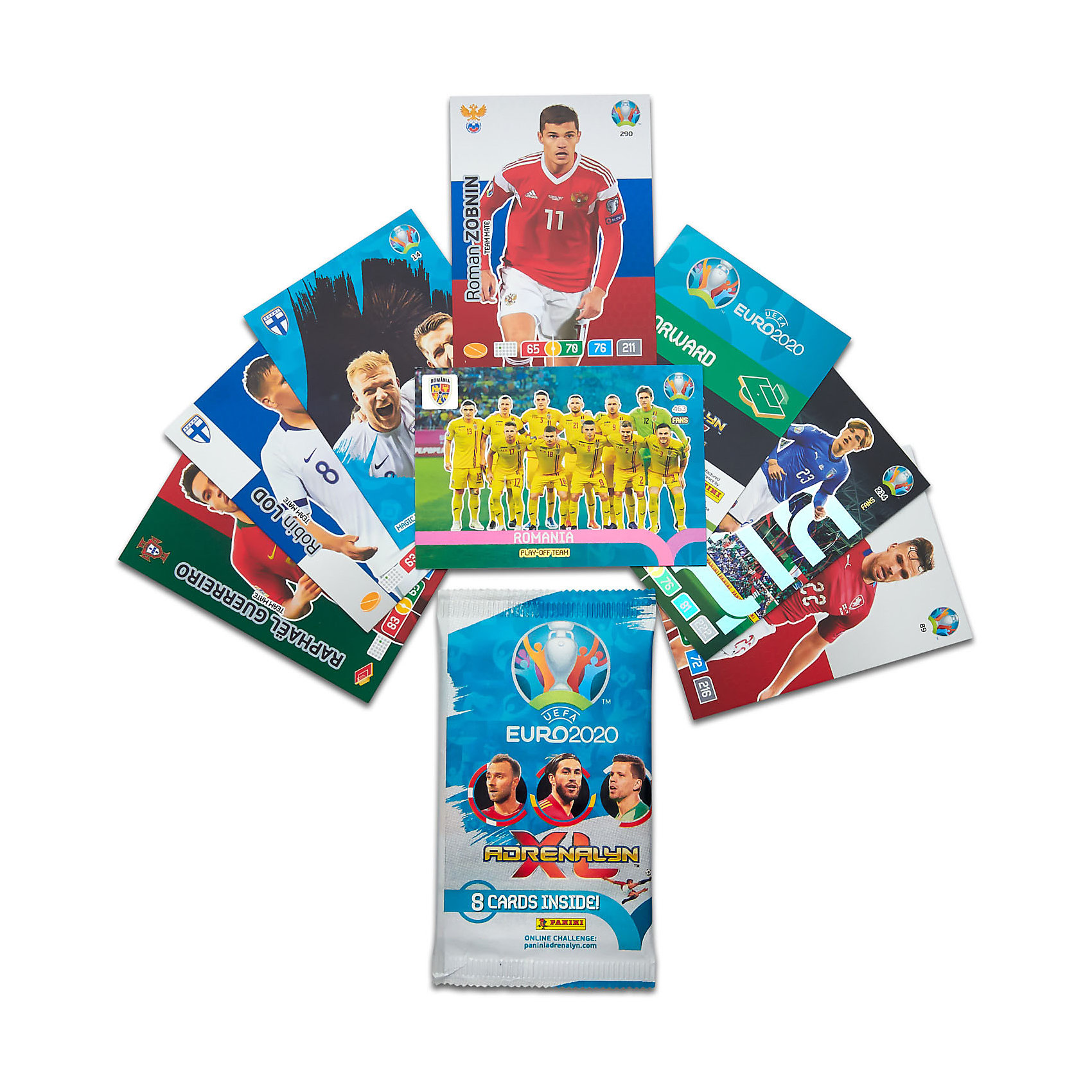 фото Карточки panini euro 2020, 1 пакетик