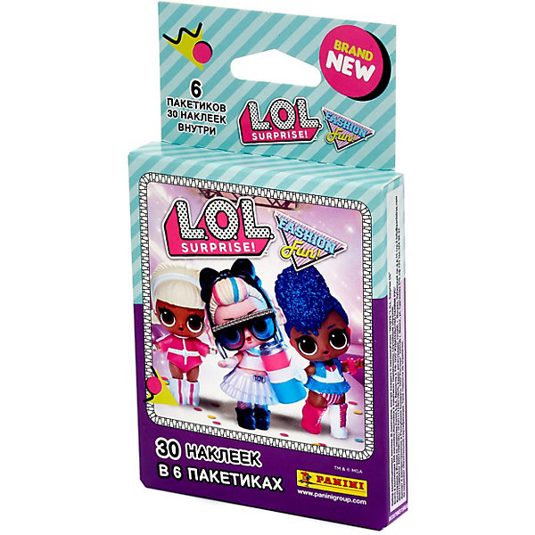 

Блистер с наклейками Panini L.O.L. Surprise 3, 6 пакетиков