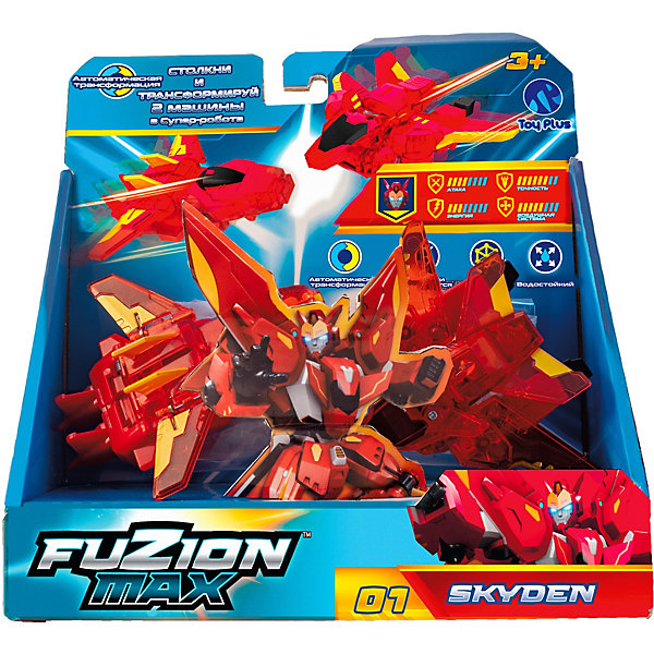 

Набор Toy Plus Fuzion Max Skyden, Красный, Набор Toy Plus Fuzion Max Skyden