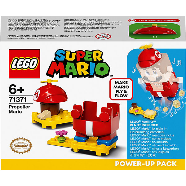 

Конструктор LEGO Super Mario Марио-вертолет. Набор усилений 71371, 13 элементов
