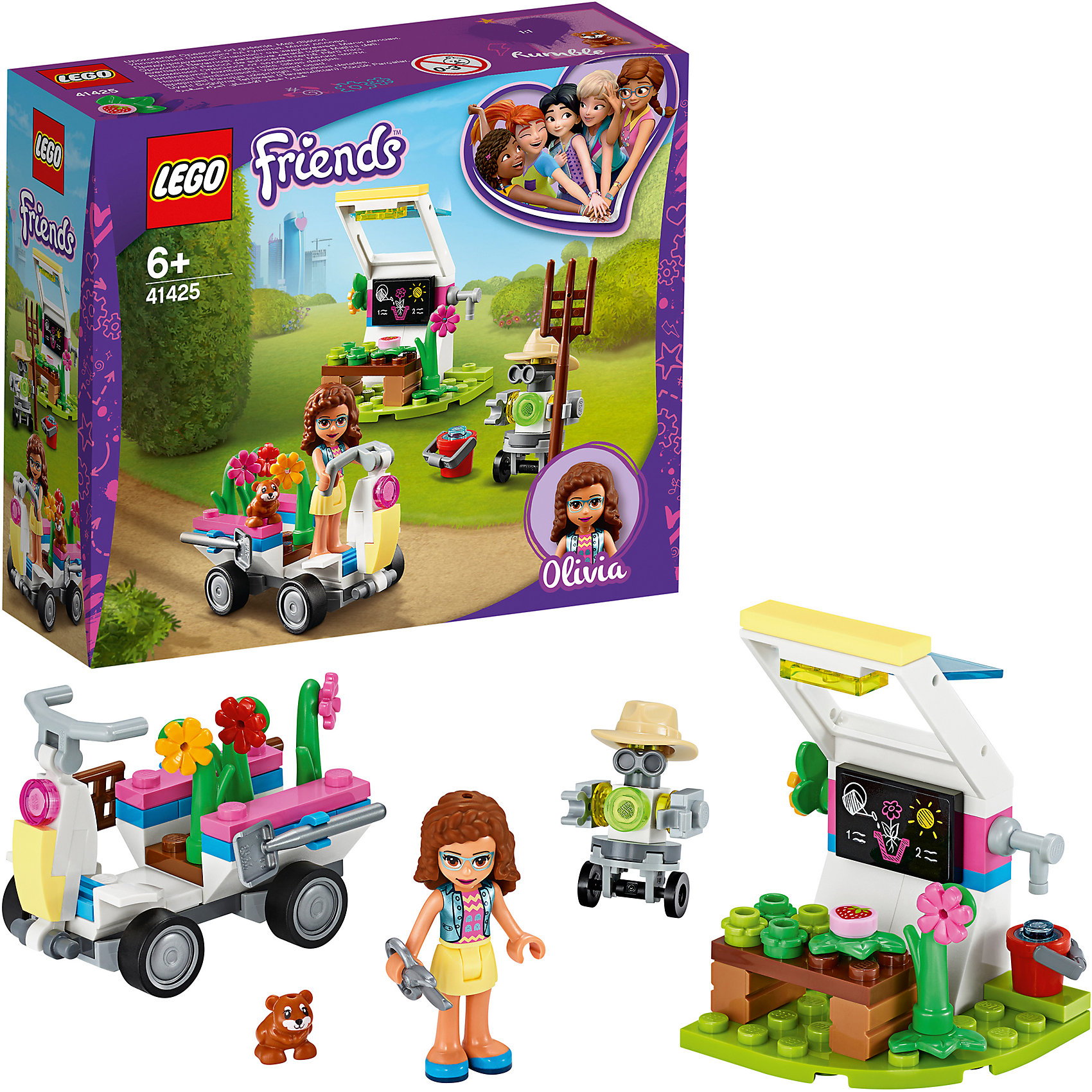 фото Конструктор lego friends 41425: цветочный сад оливии