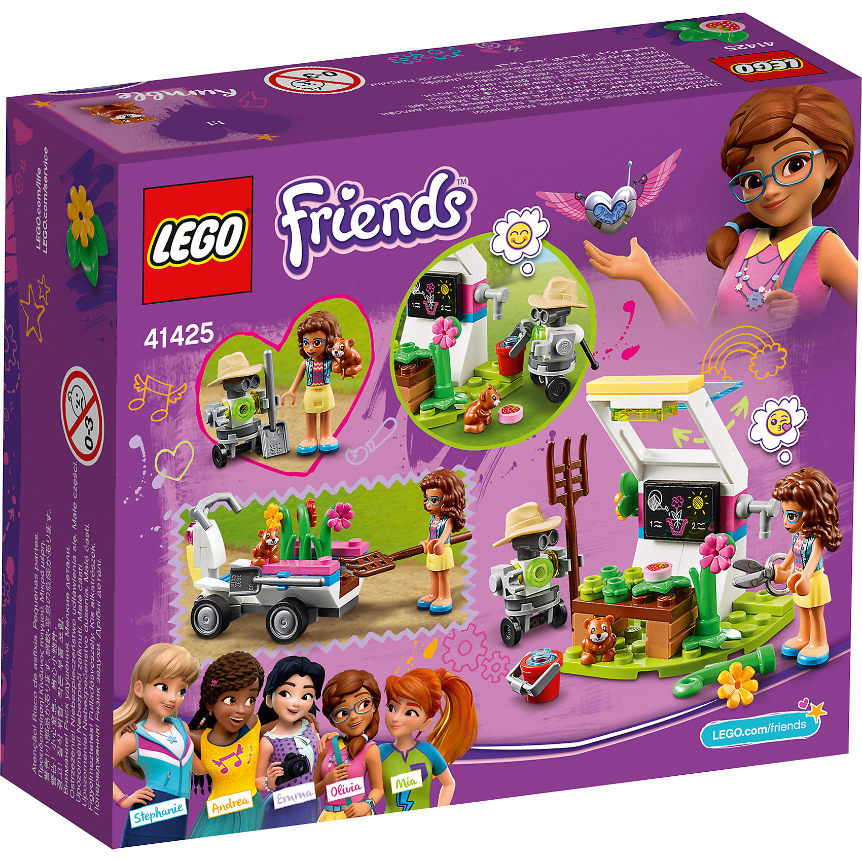 фото Конструктор lego friends 41425: цветочный сад оливии